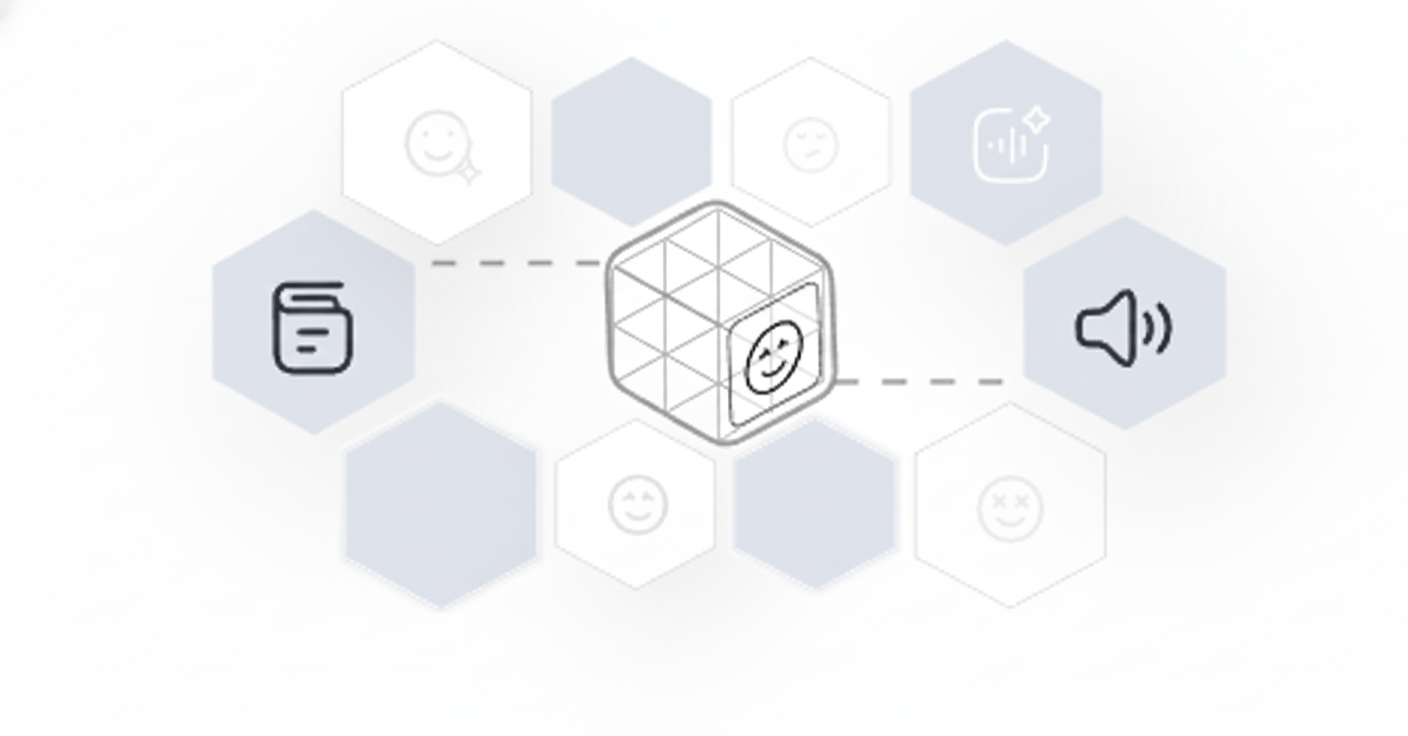 Visual representation of custom Text-to-Speech synthesis with emotional depth